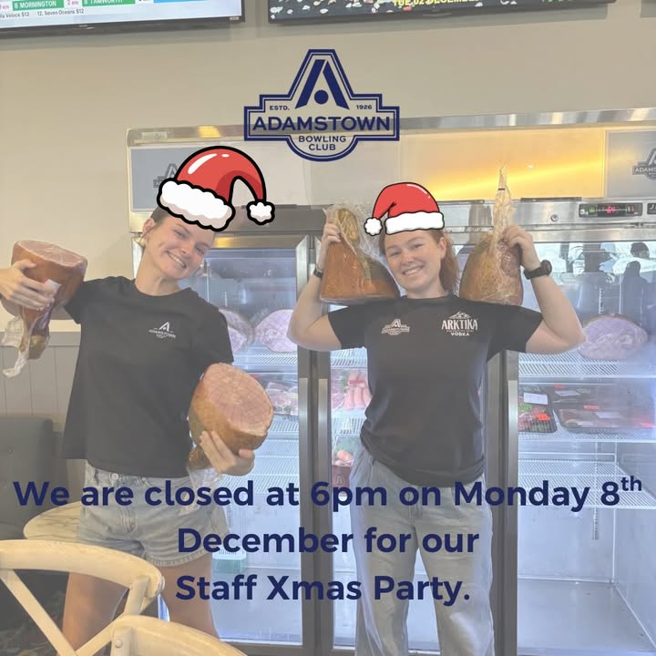 Featured image for “Staff Xmas Party Closure at Adamstown Bowlo”