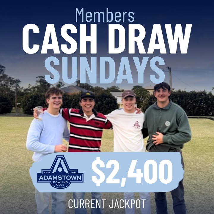 Featured image for “Super Sunday $2,400 Jackpot at Adamstown Bowlo”