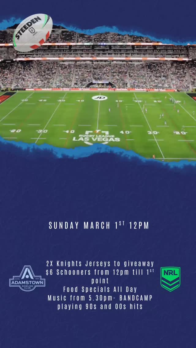 Featured image for “NRL Las Vegas Round at Adamstown Bowlo”