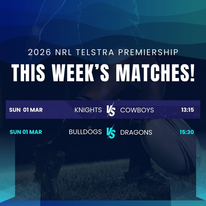 Featured image for “NRL Round 1 This Sunday at Adamstown Bowlo”