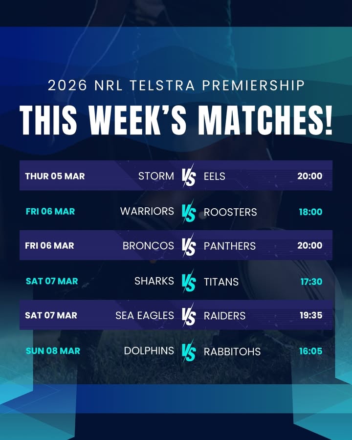 Featured image for “NRL Action This Week at Adamstown Bowlo”