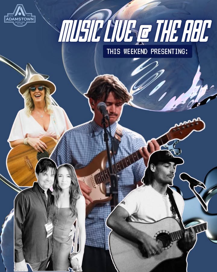 Featured image for “Live Music This Weekend at Adamstown Bowlo”