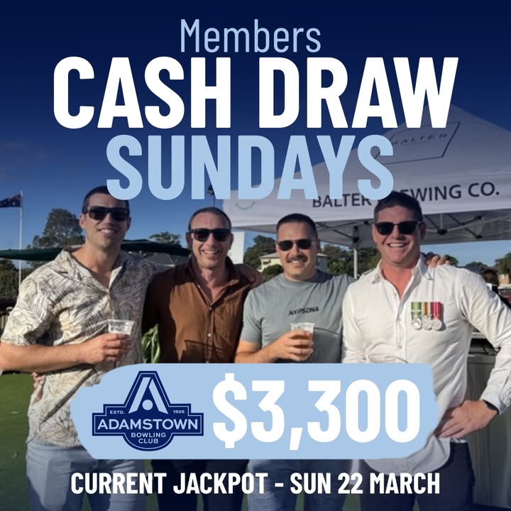 Featured image for “Super Sunday Raffles and $3,300 Cash Draw”