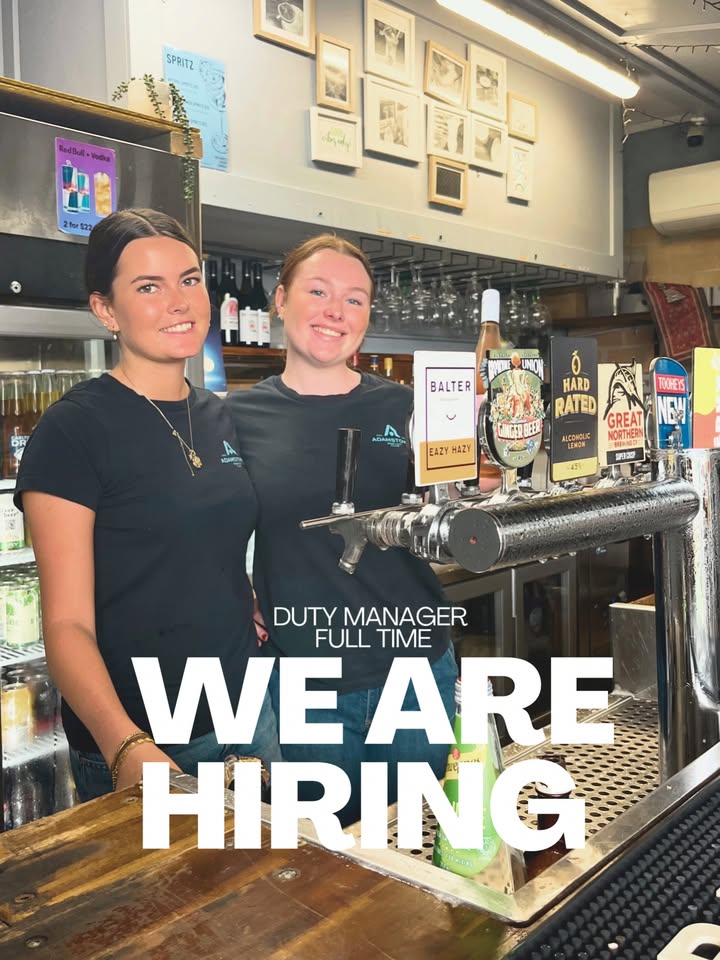 Featured image for “Duty Manager Job Opportunity at Adamstown Bowlo”