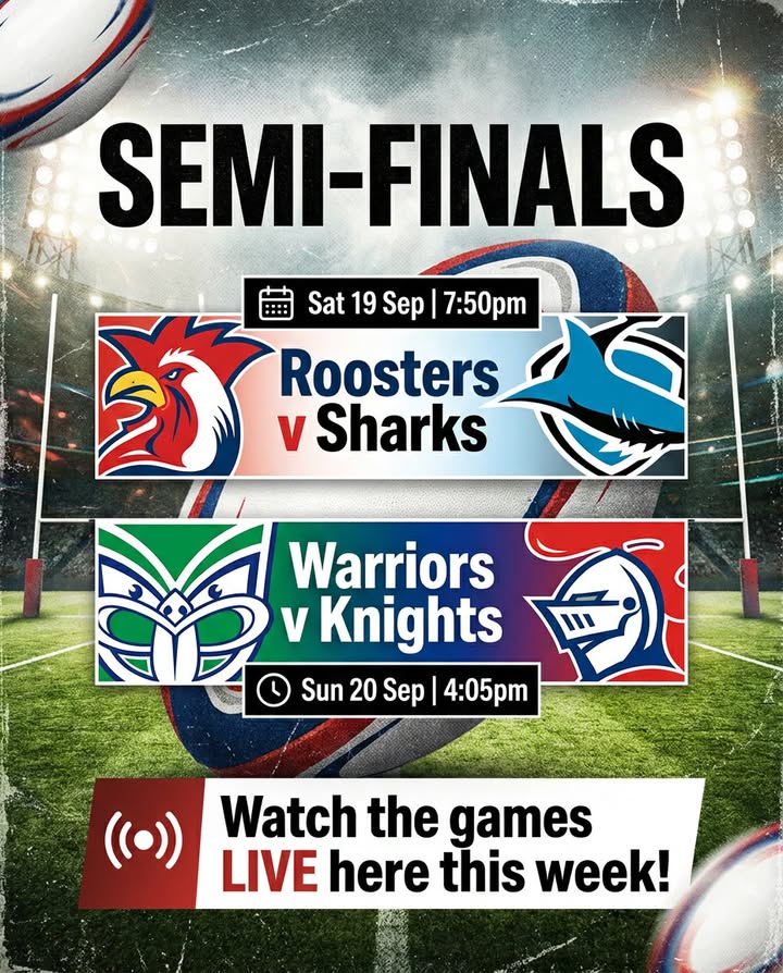 Featured image for “NRL Semi-Finals Live at Adamstown Bowlo”